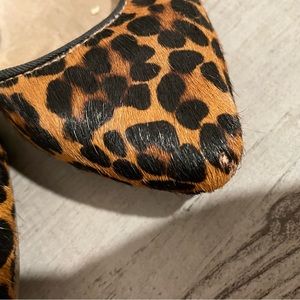 Leopard print flats